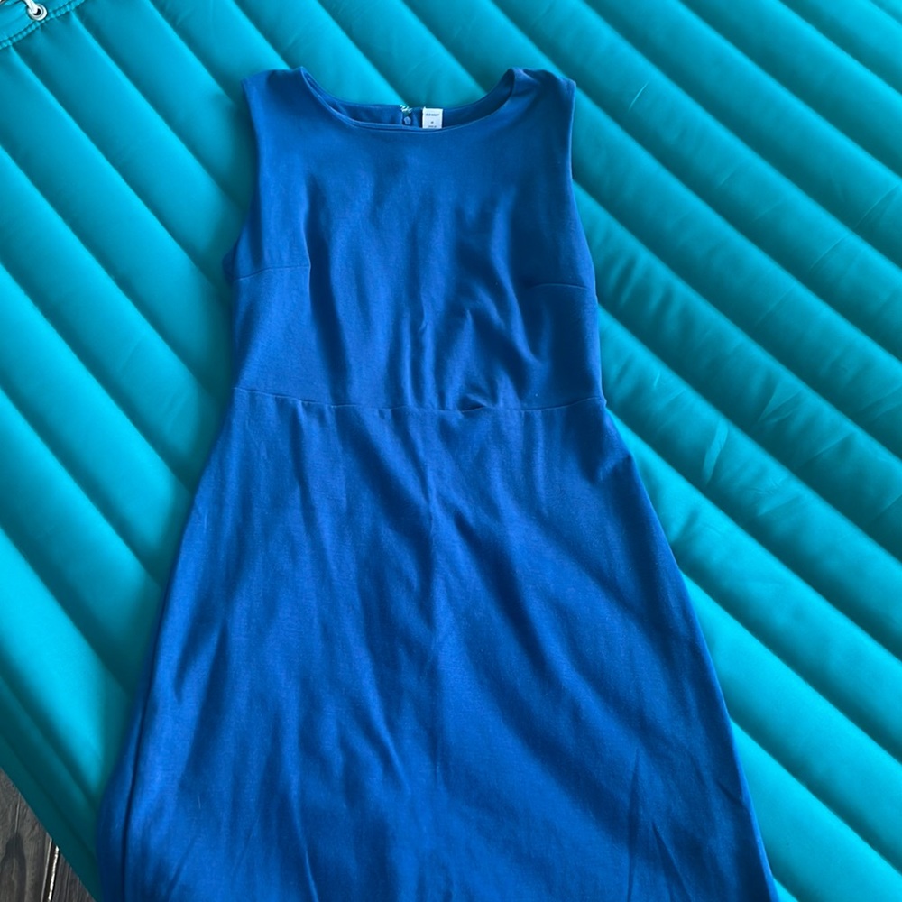 Sleeveless blue ON dress, size M
